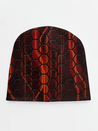 Детская шапка / Огненные соты