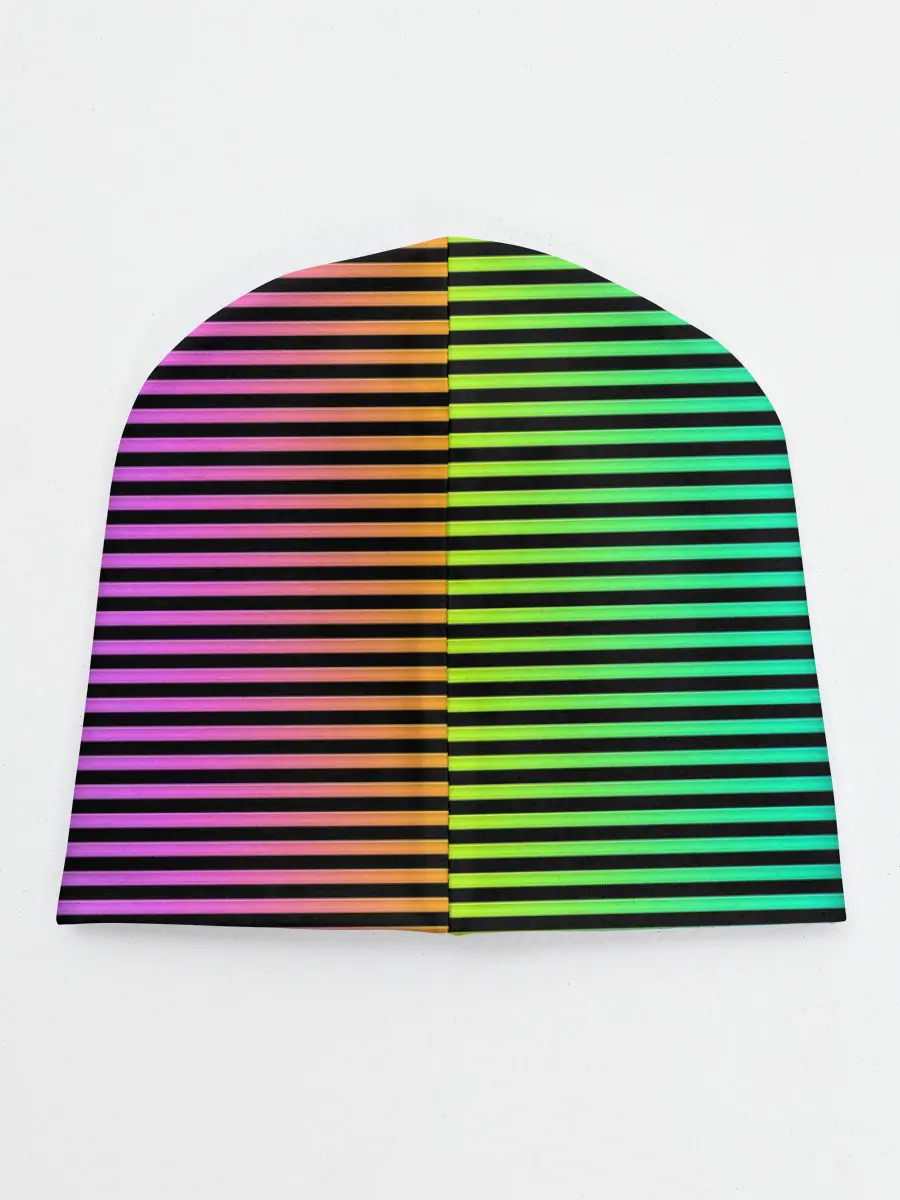 Детская шапка / В ЦВЕТНУЮ ПОЛОСКУ