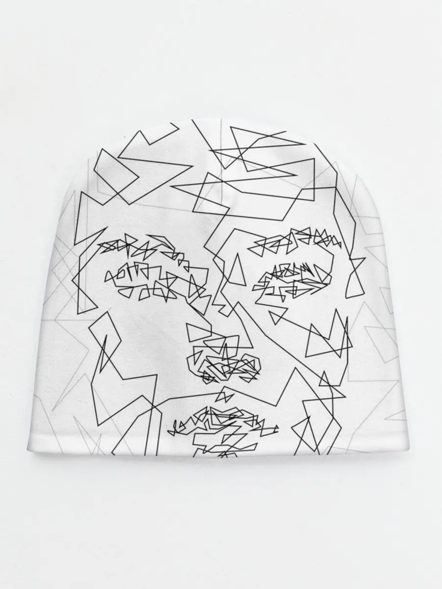 Детская шапка / Геометрическое лицо