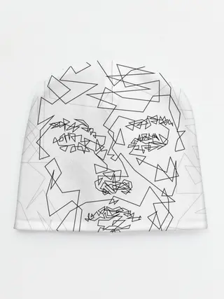 Детская шапка / Геометрическое лицо