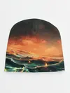 Детская шапка / Фэнтези море корабли закат
