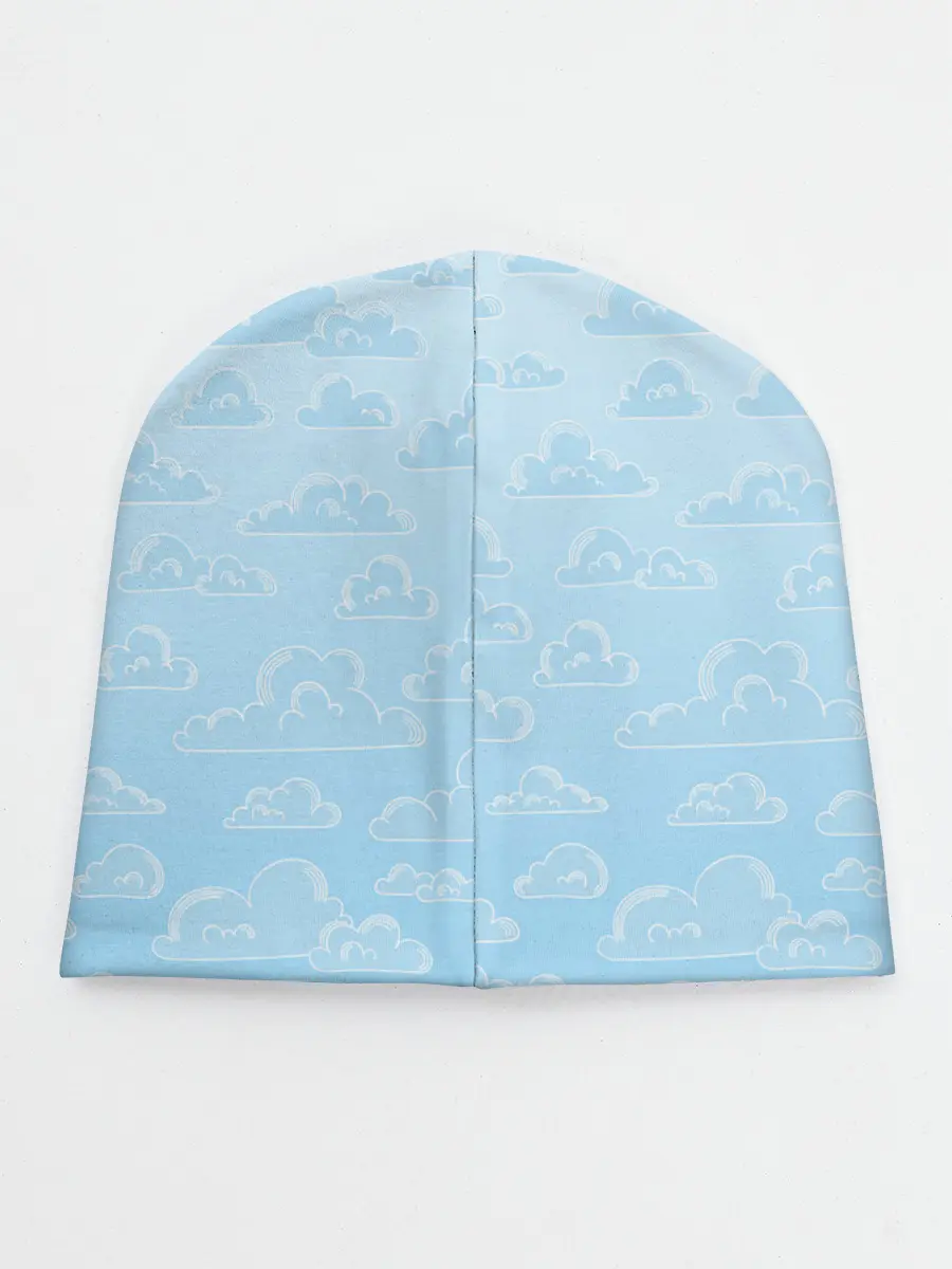 Детская шапка / Очень светлые голубые облака
