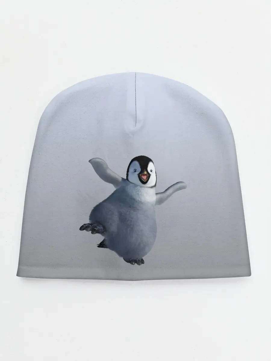Детская шапка / мультяшный пингвин