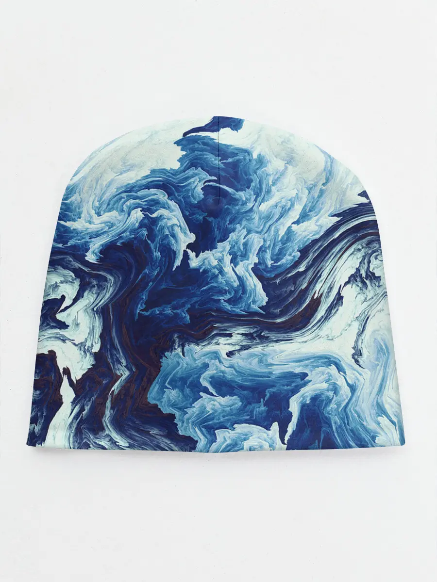 Детская шапка / Абстракция смешивание разводы