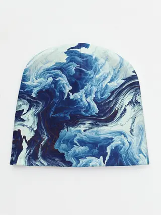 Детская шапка / Абстракция смешивание разводы