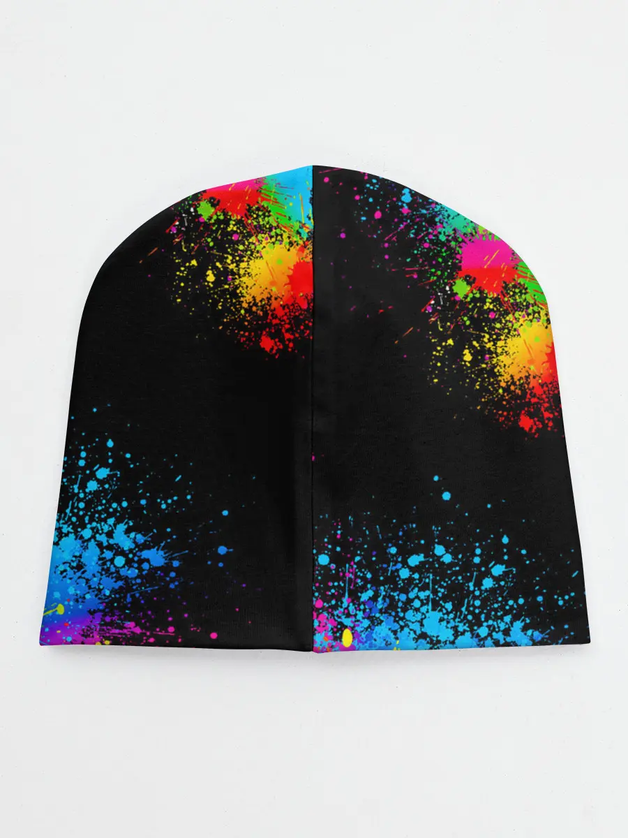 Детская шапка / Брызги красок