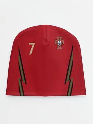 Детская шапка / Ronaldo home EURO 2020