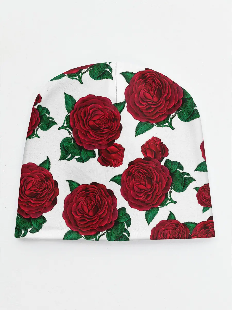 Детская шапка / Винтажные розы