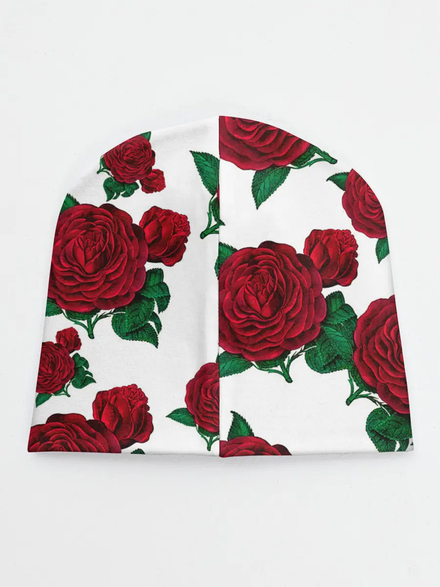 Детская шапка / Винтажные розы