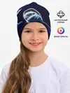 Детская шапка / ДЕЛЬФИН В МОРЕ.