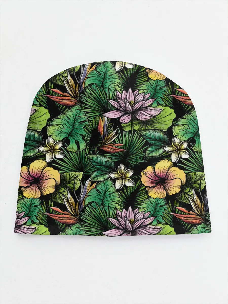 Детская шапка / Летние цветы