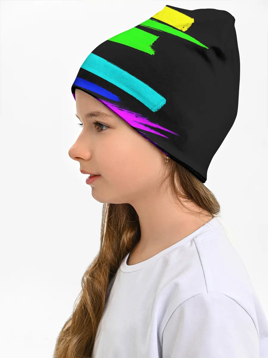 Детская шапка / НЕОНОВЫЕ КРАСКИ