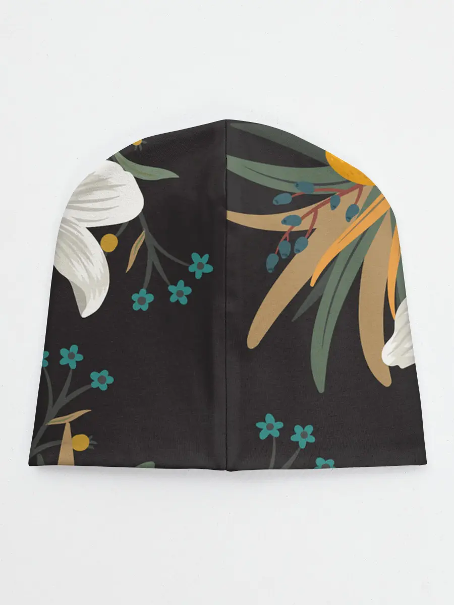 Детская шапка / Цветочный арт