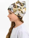 Детская шапка / КОТ МЕМ