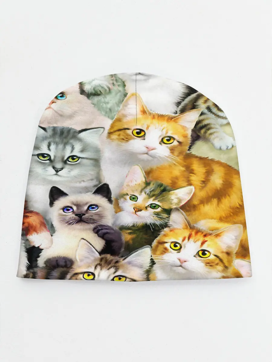 Детская шапка / КОТЫ