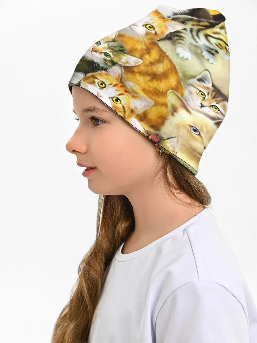 Детская шапка / КОТЫ