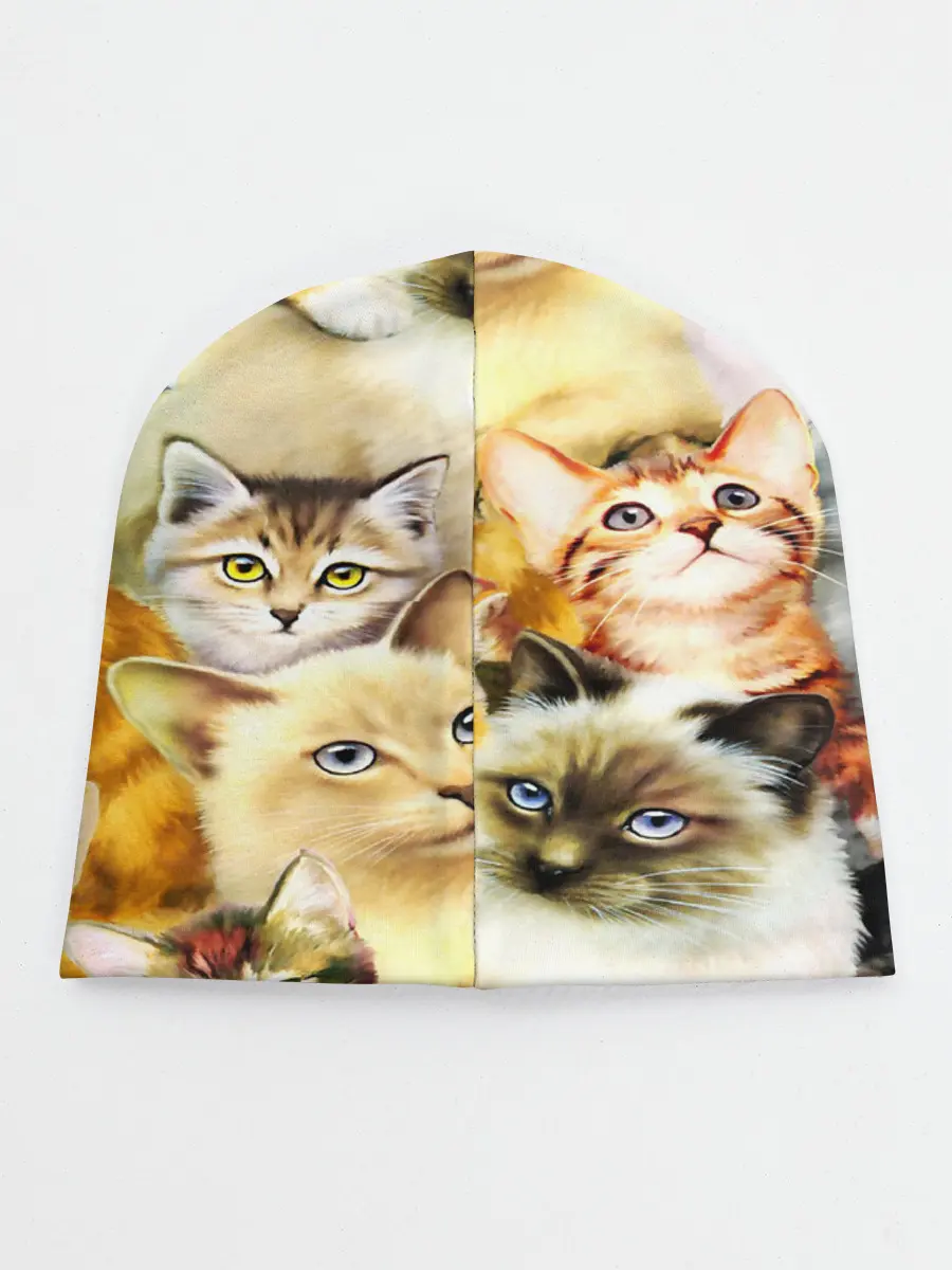 Детская шапка / КОТЫ