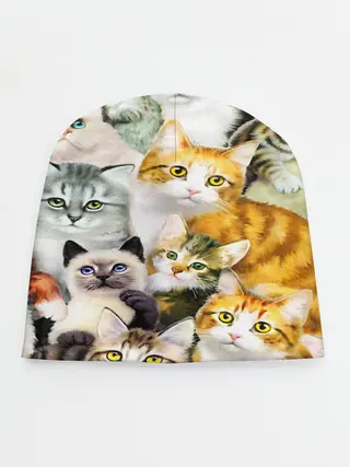 Детская шапка / КОТЫ