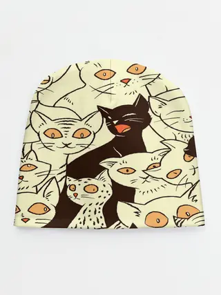 Детская шапка / КОТЯТА ПАТТЕРН