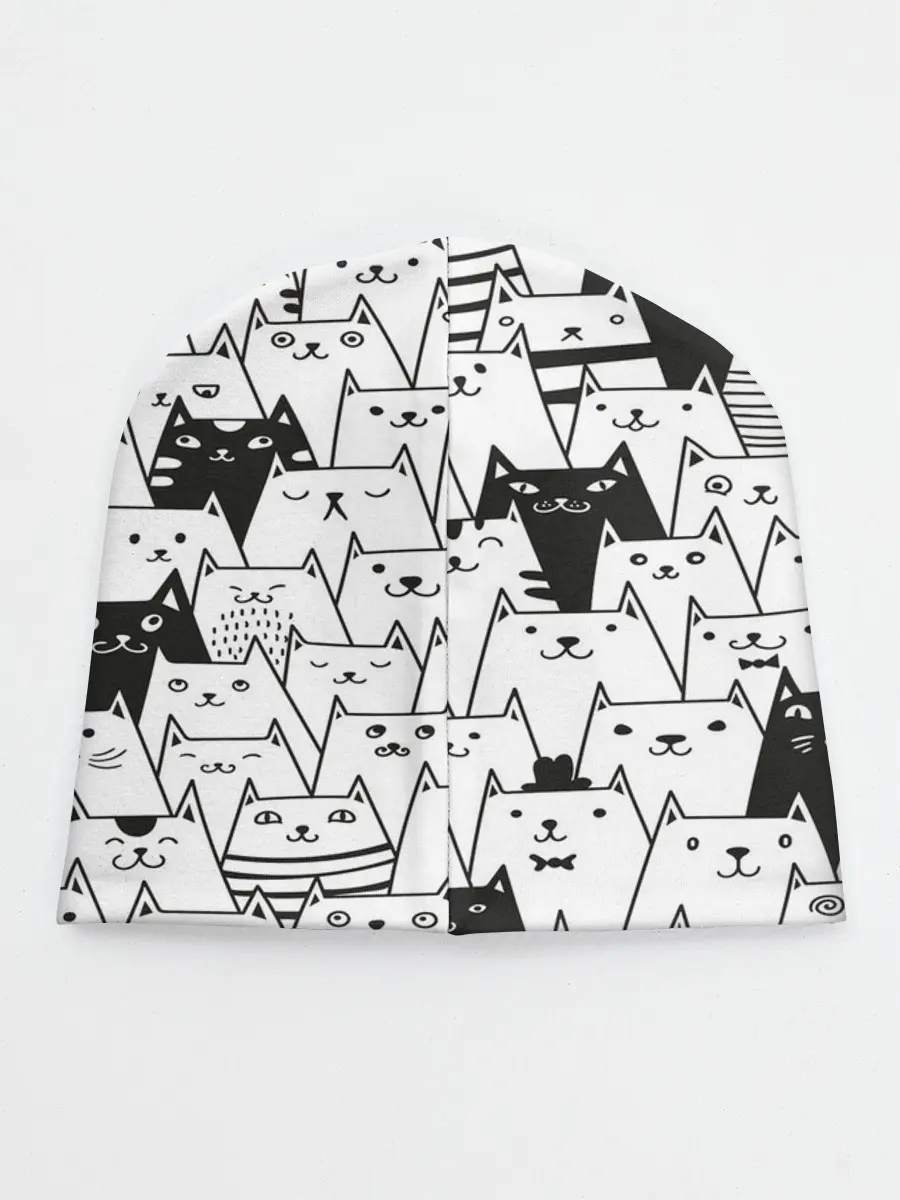 Детская шапка / КОТЫ BLACK