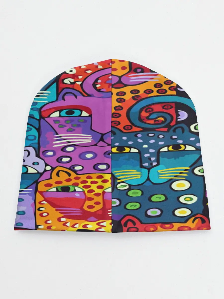 Детская шапка / КОТЯТА ЖИВОПИСЬ