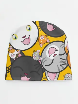 Детская шапка / КОТЫ