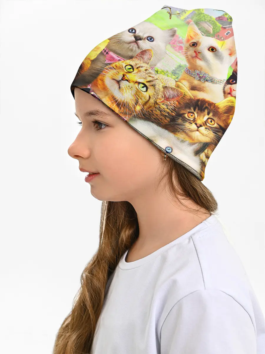 Детская шапка / КОТЫ