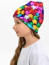 Детская шапка / Разноцветные звездочки звезды