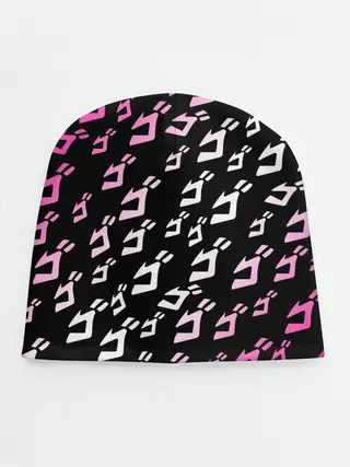 Детская шапка / Паттерн джоджо белорозовый