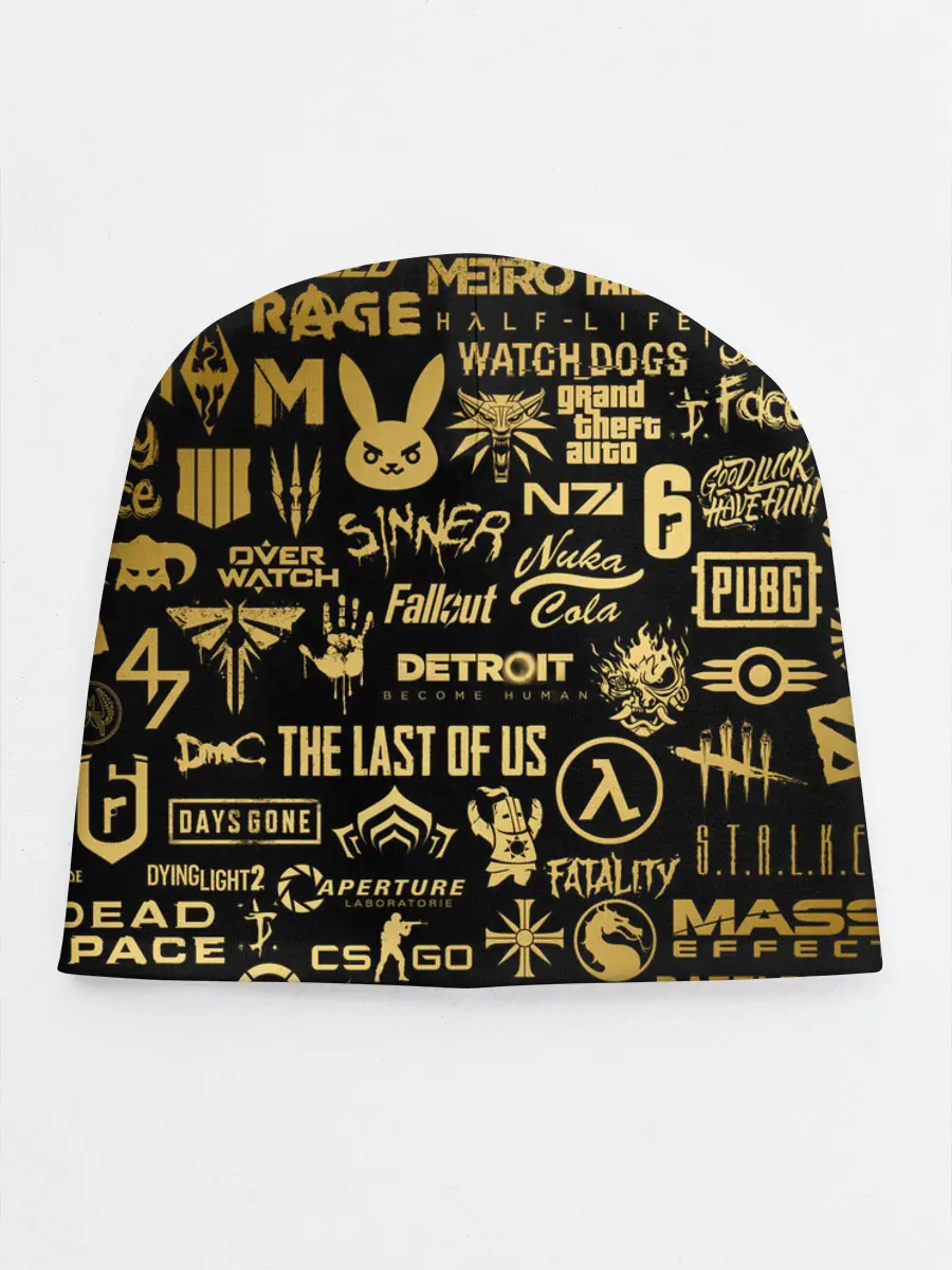 Детская шапка / ЛОГОТИПЫ ИГР ЗОЛОТО | GOLDEN