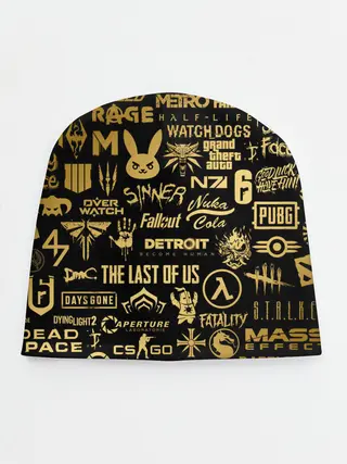 Детская шапка / ЛОГОТИПЫ ИГР ЗОЛОТО | GOLDEN