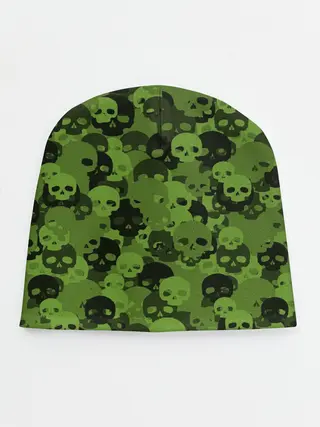 Детская шапка / Камуфляж Черепа | Текстура
