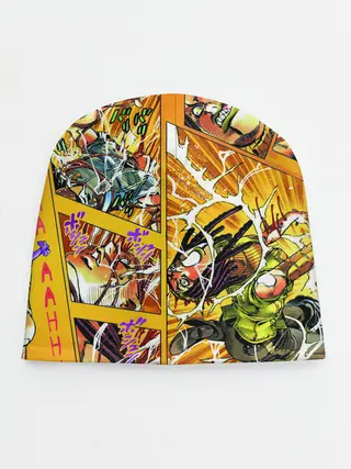 Детская шапка / Оранжевый комикс JoJo