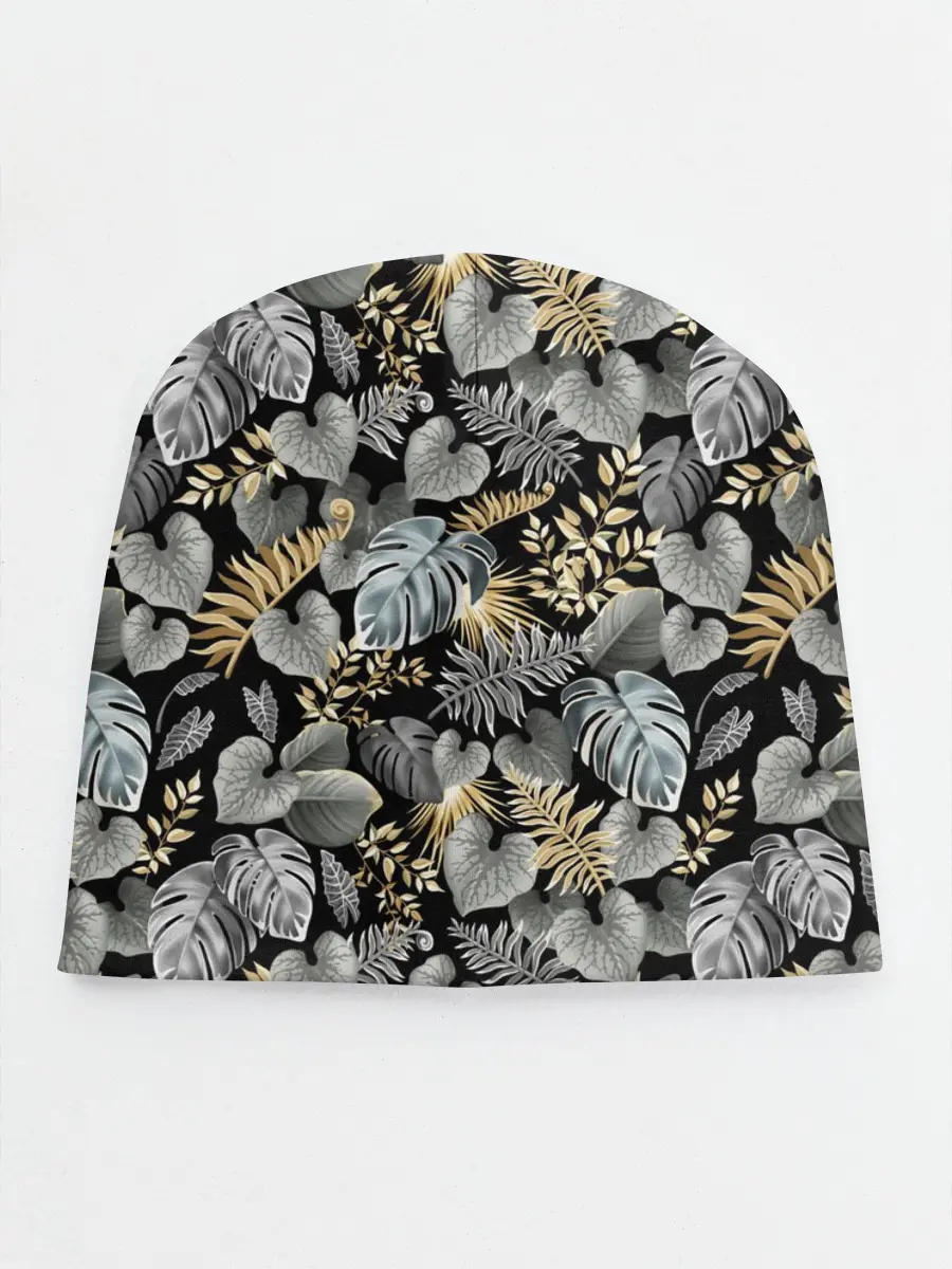 Детская шапка / Серебряные листочки