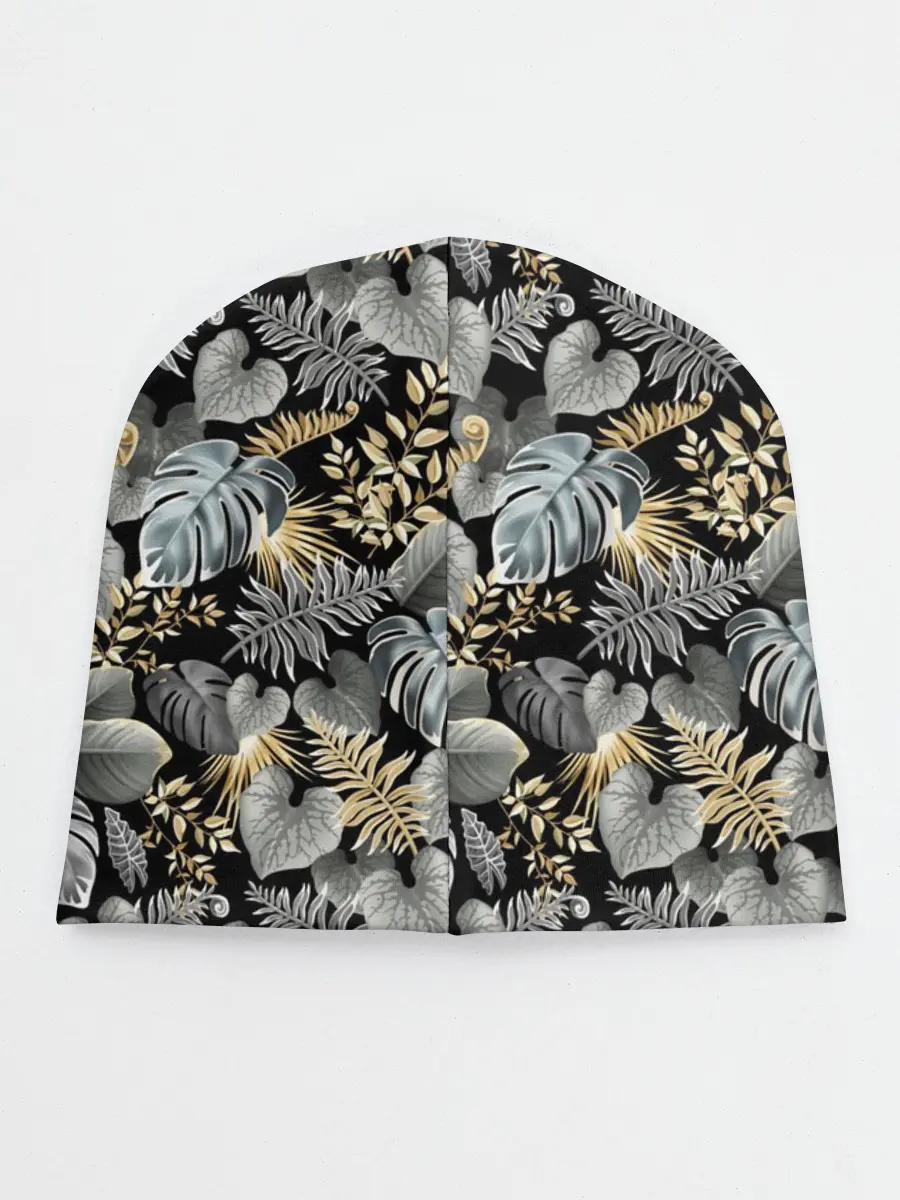 Детская шапка / Серебряные листочки