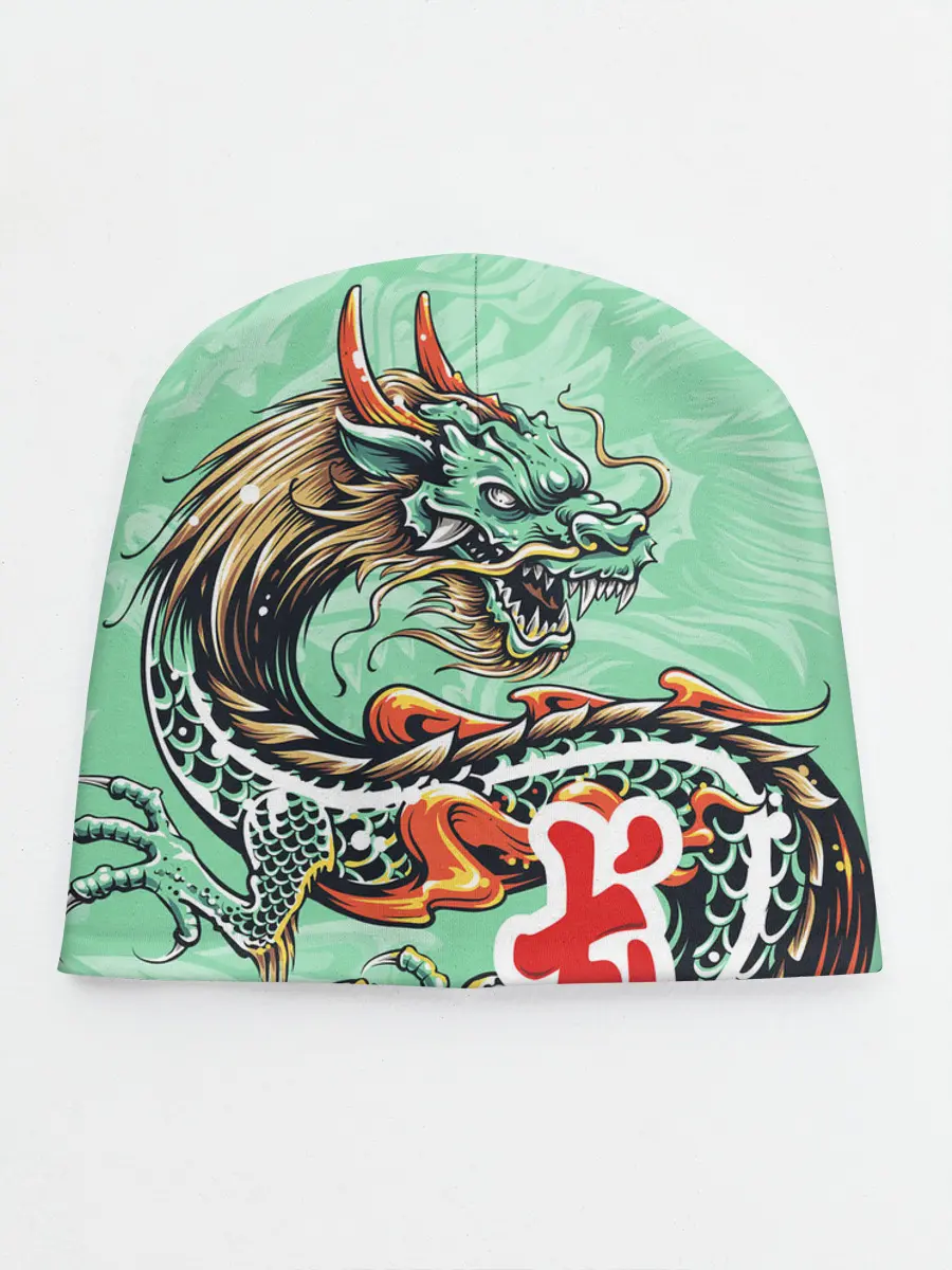 Детская шапка / Изумрудный дракон