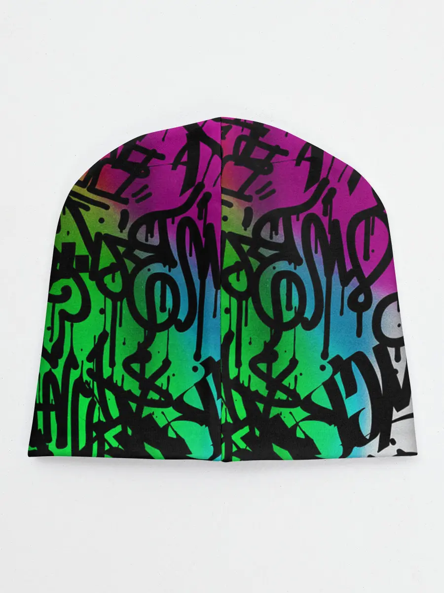 Детская шапка / Стена граффити
