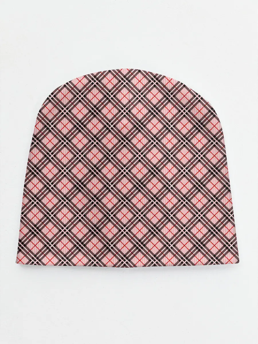 Детская шапка / Костюм в клетку