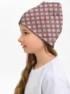 Детская шапка / Костюм в клетку