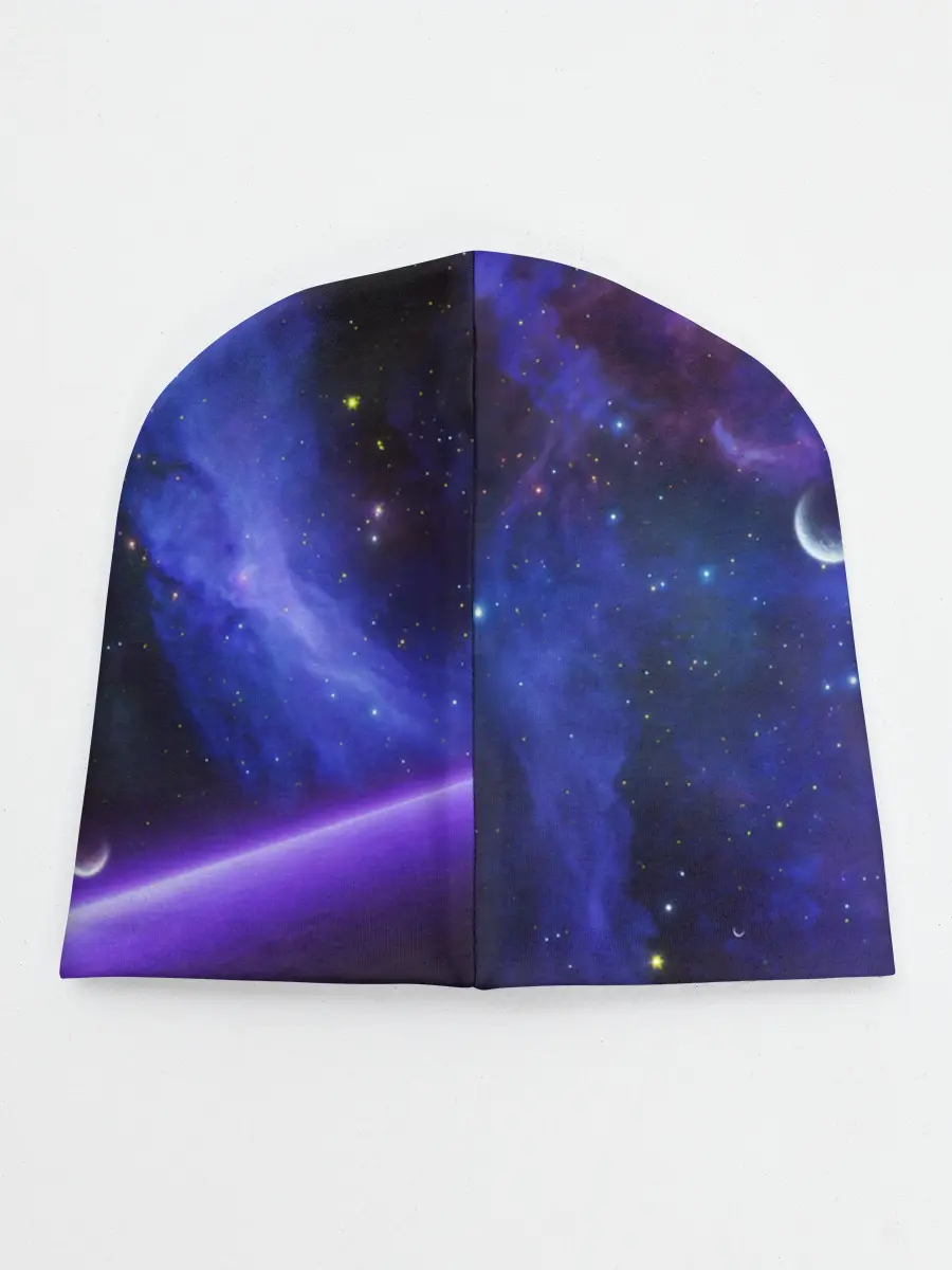 Детская шапка / Неоновый Космос