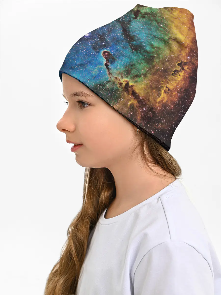 Детская шапка / Туманный космос