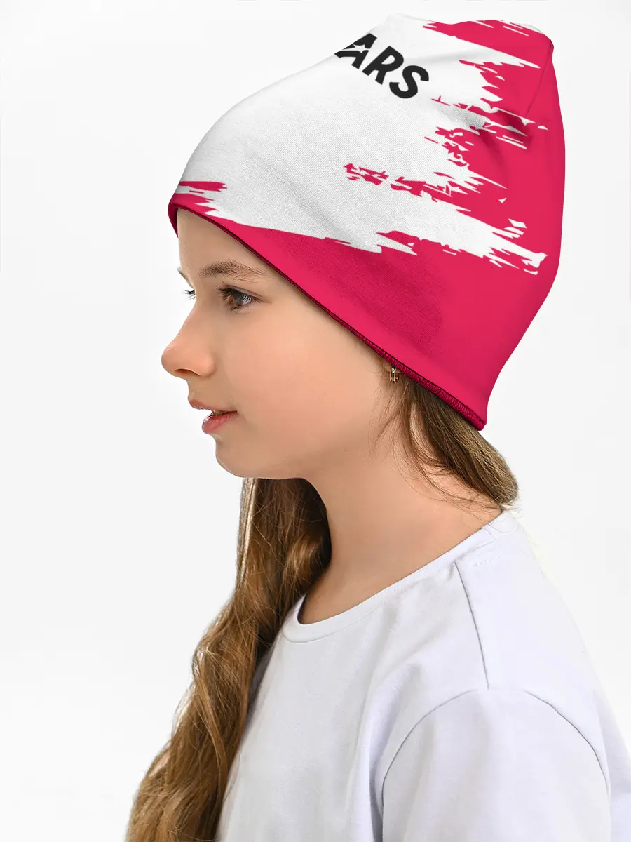 Детская шапка / Beastars белые линии