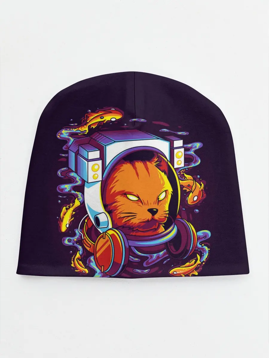 Детская шапка / Техно Кот
