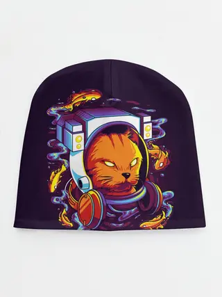 Детская шапка / Техно Кот