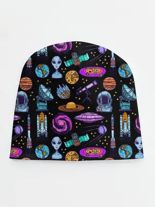 Детская шапка / космос