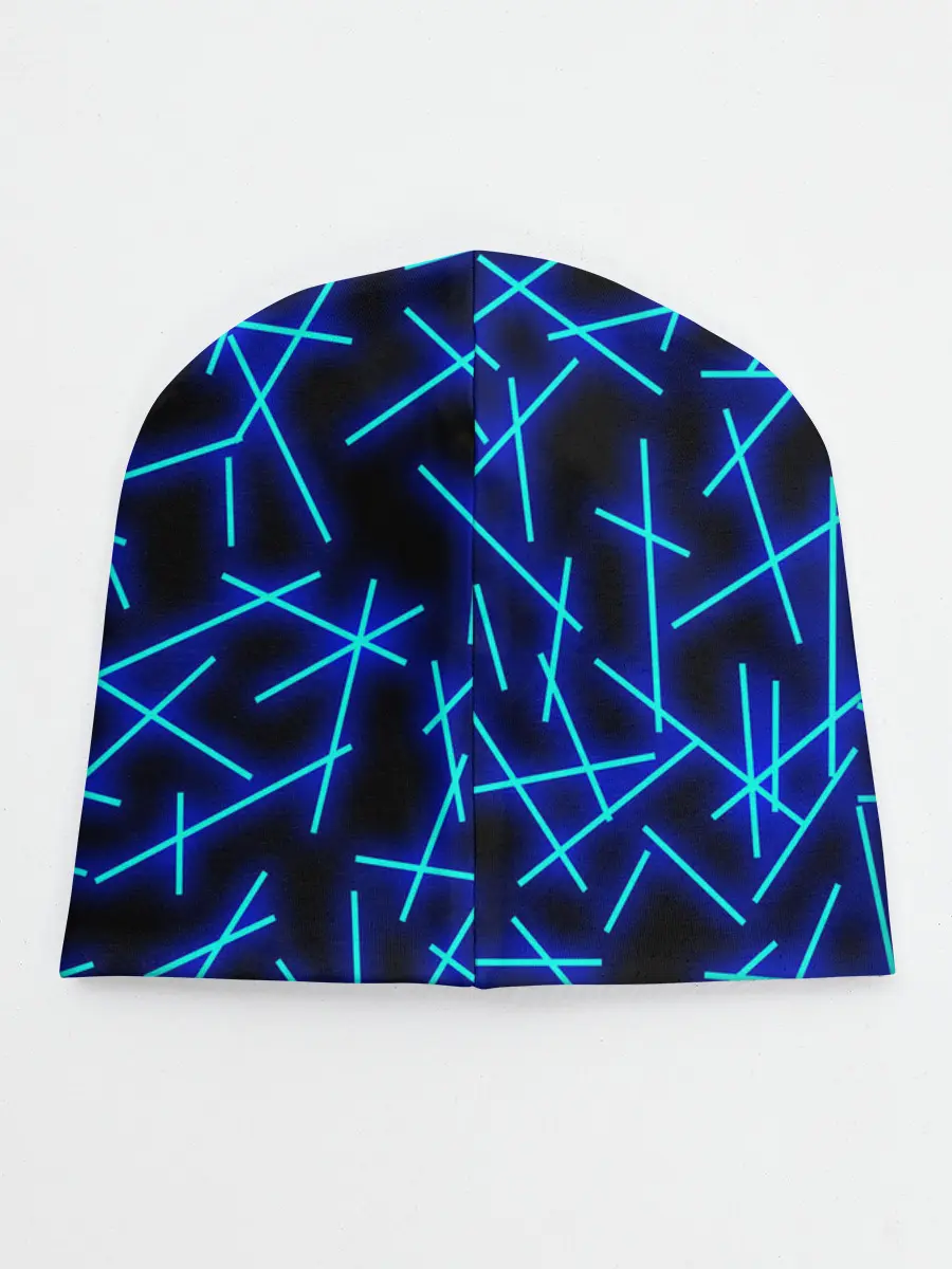 Детская шапка / Неоновые линии