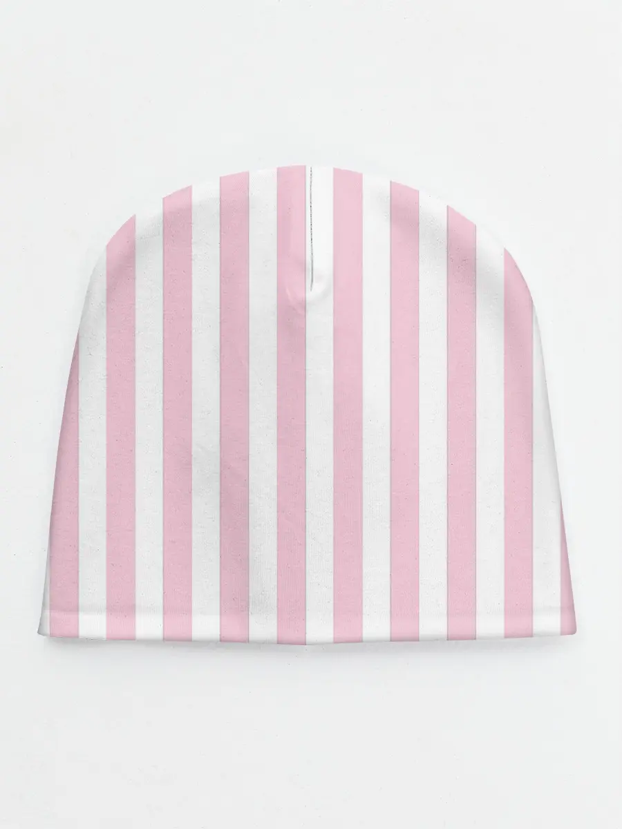 Детская шапка / Розовые линии