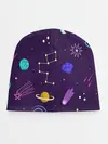 Детская шапка / Космический пейзаж