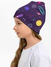 Детская шапка / Космический пейзаж