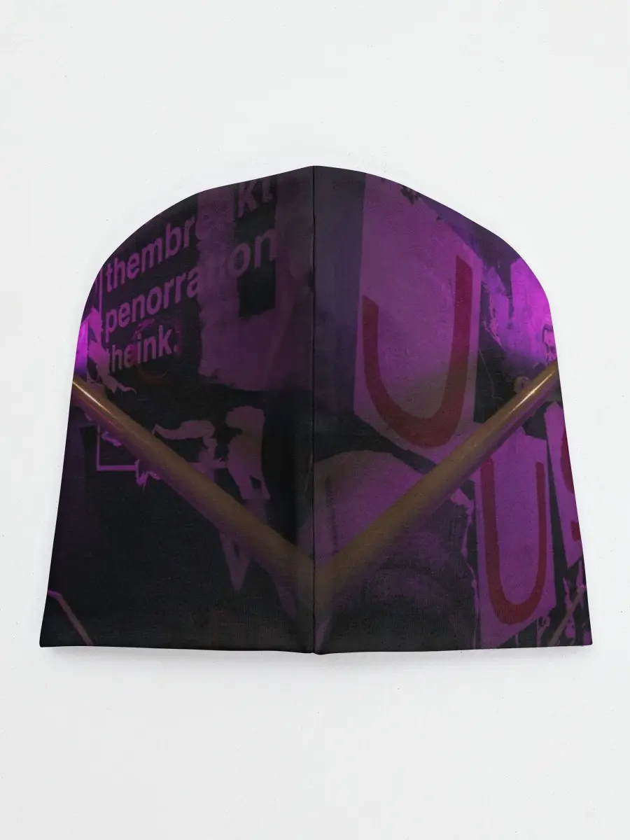 Детская шапка / Неоновый стиль